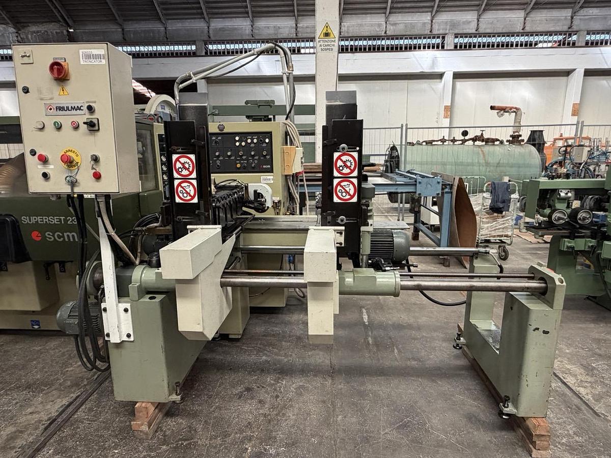 Usato Friulmac FN/3 Troncatore Caricatore per Scorniciatrice (con modifica per larghezza pezzi fino a mm 230)