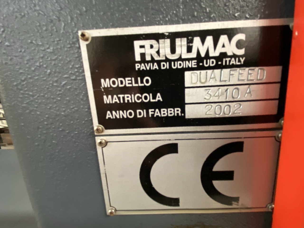 Usato 2002 Friulmac DUALFEED Troncatore - Caricatore per Scorniciatrice