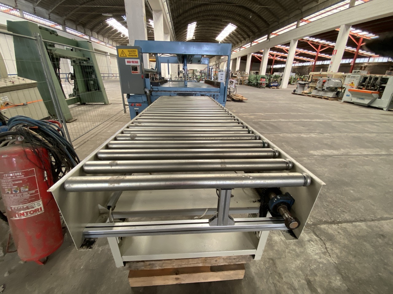 Usato L&L Machinery Inc GLU-ALL Pressa per listellare ad alta frequenza, piano mm. 2700x1300