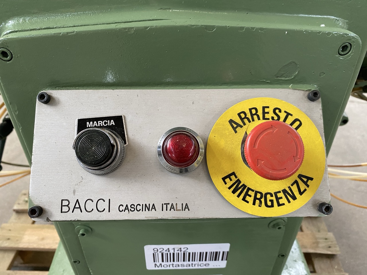 Usato Bacci Mortasatrice doppia a 1 punta per lato