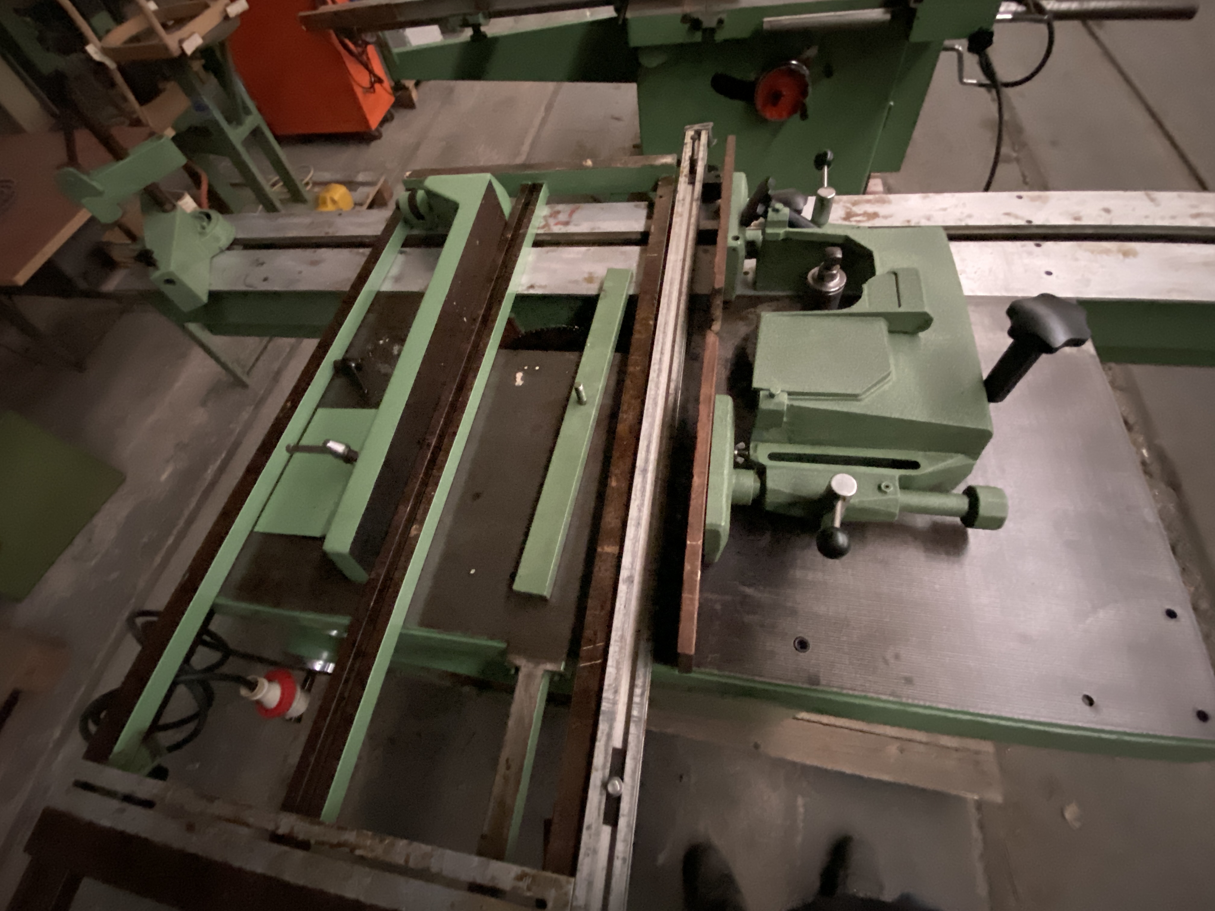 Usato Sega Toupie con carro da cm. 250