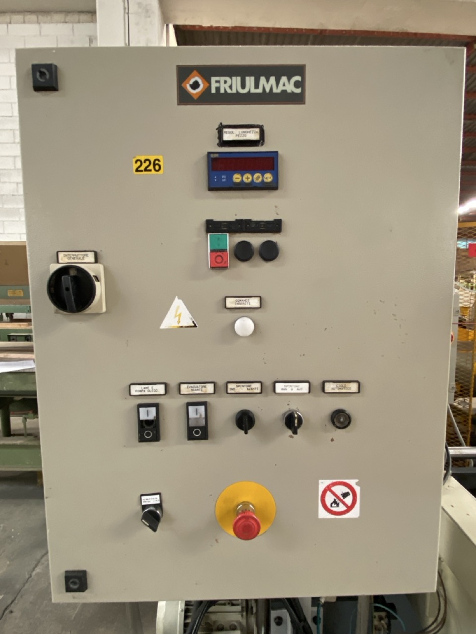 Usato 2002 Friulmac DUALFEED Troncatore - Caricatore per Scorniciatrice