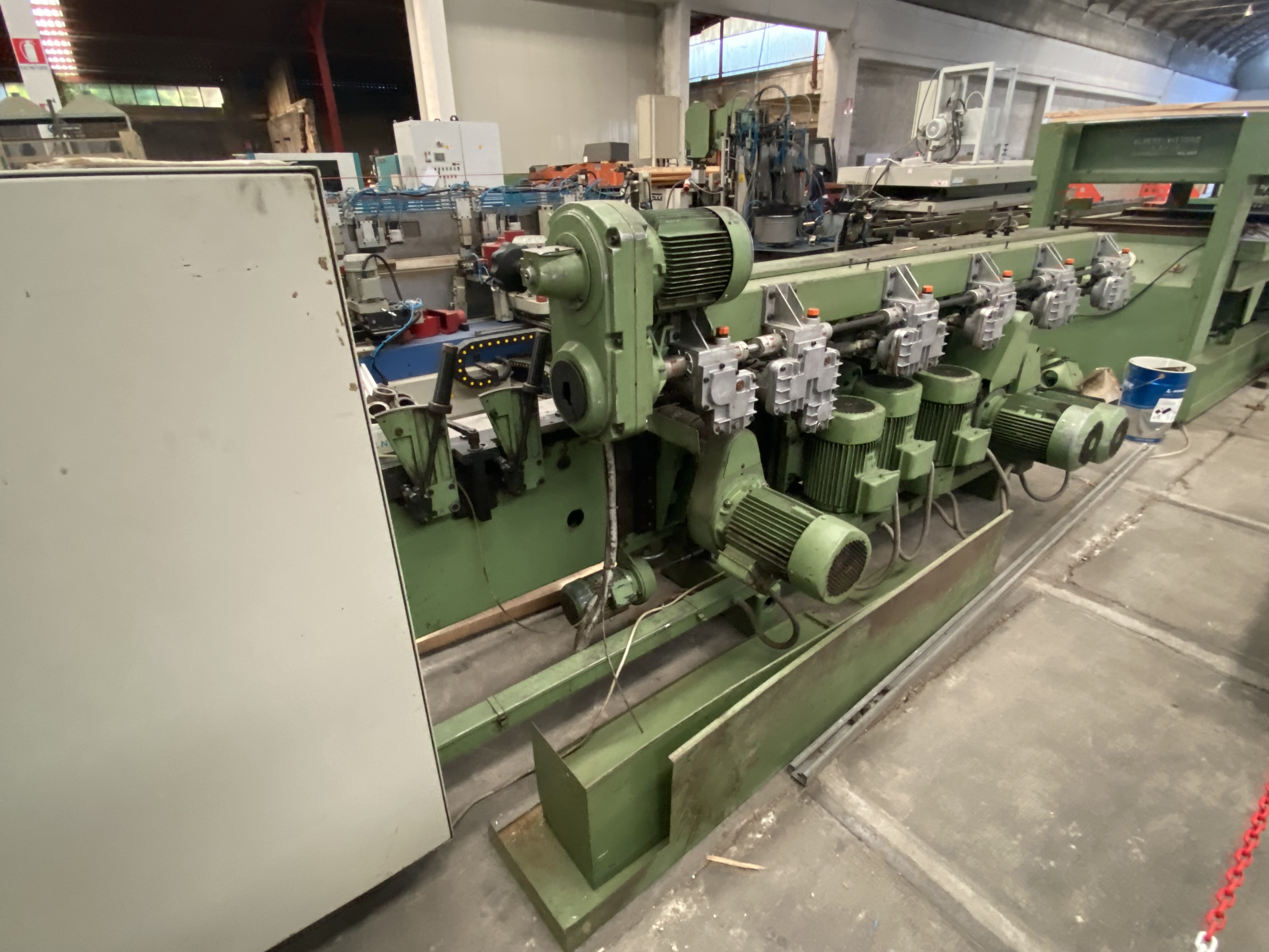 Usato Scorniciatrice Weinig Unimat 17A a 7 alberi