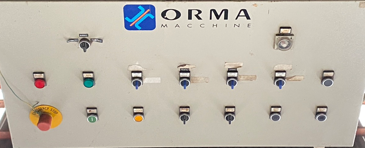 Usato 1996 Pressa Orma modello PFS/5, piano da mm. 3000x1500, usata