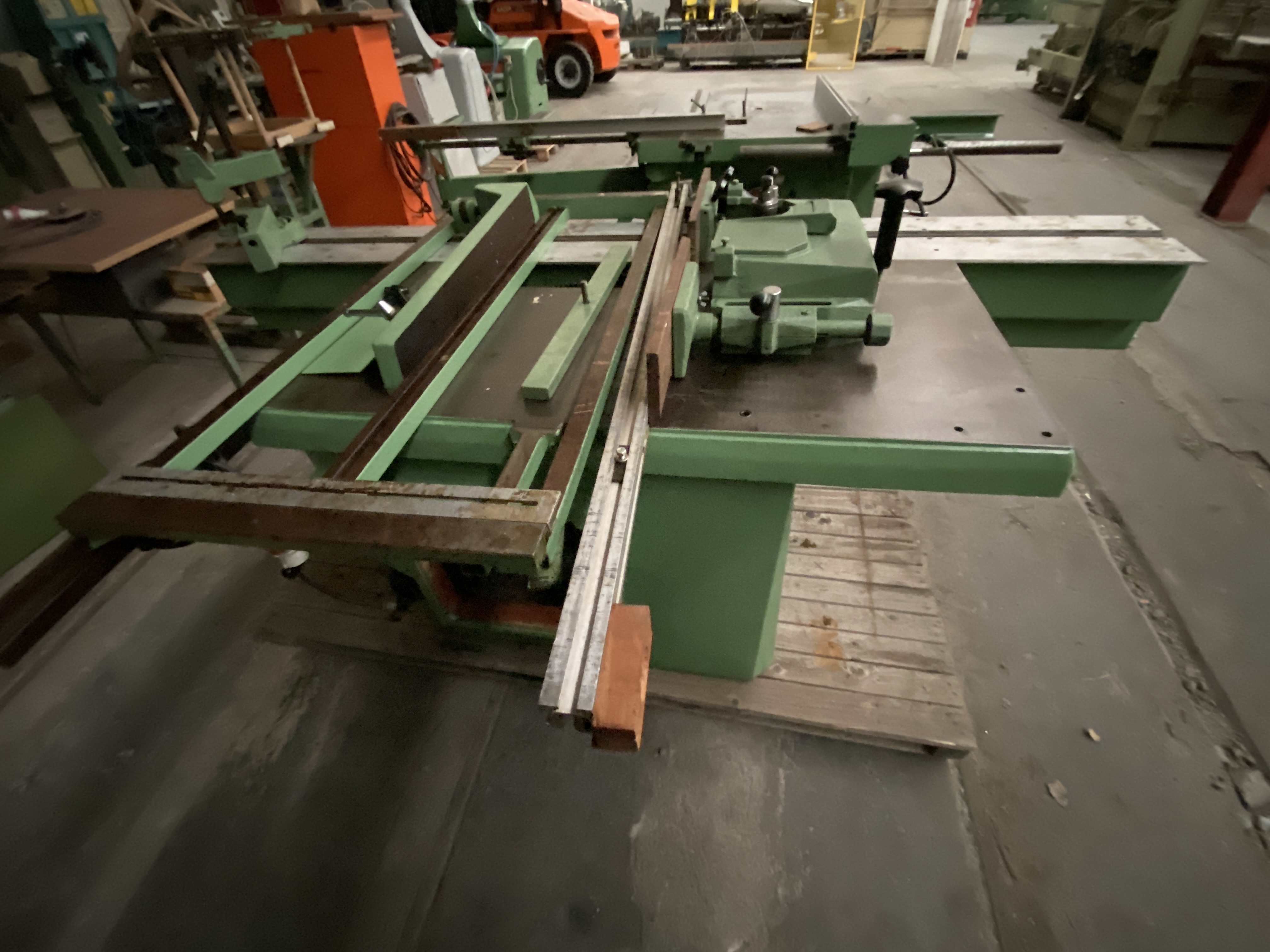 Usato Sega Toupie con carro da cm. 250