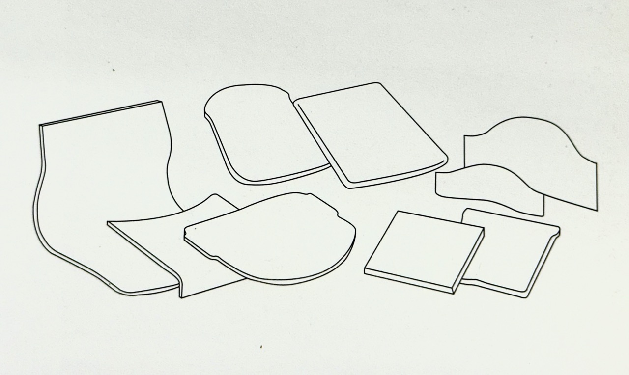 Usato 1997 Giostra contornatrice per sedili, taglieri e prodotti similari con albero potenziato