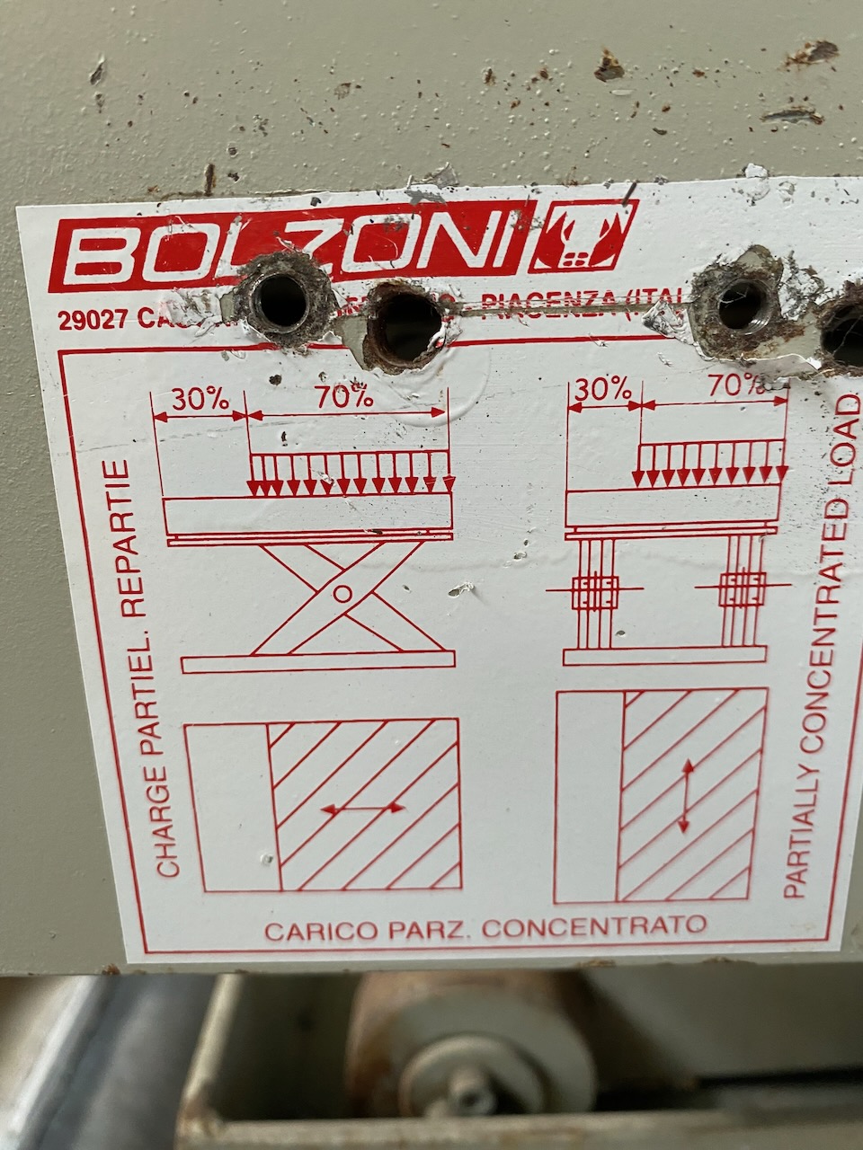 Usato Treppel Idraulico marca Bolzoni