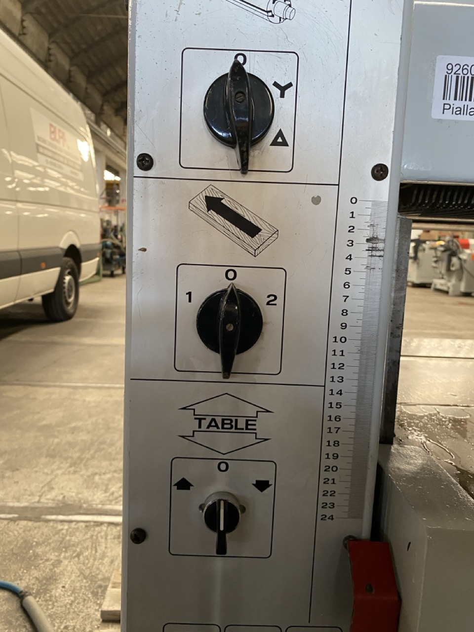 Usato SAC RS/530 Pialla a spessore larghezza mm. 530