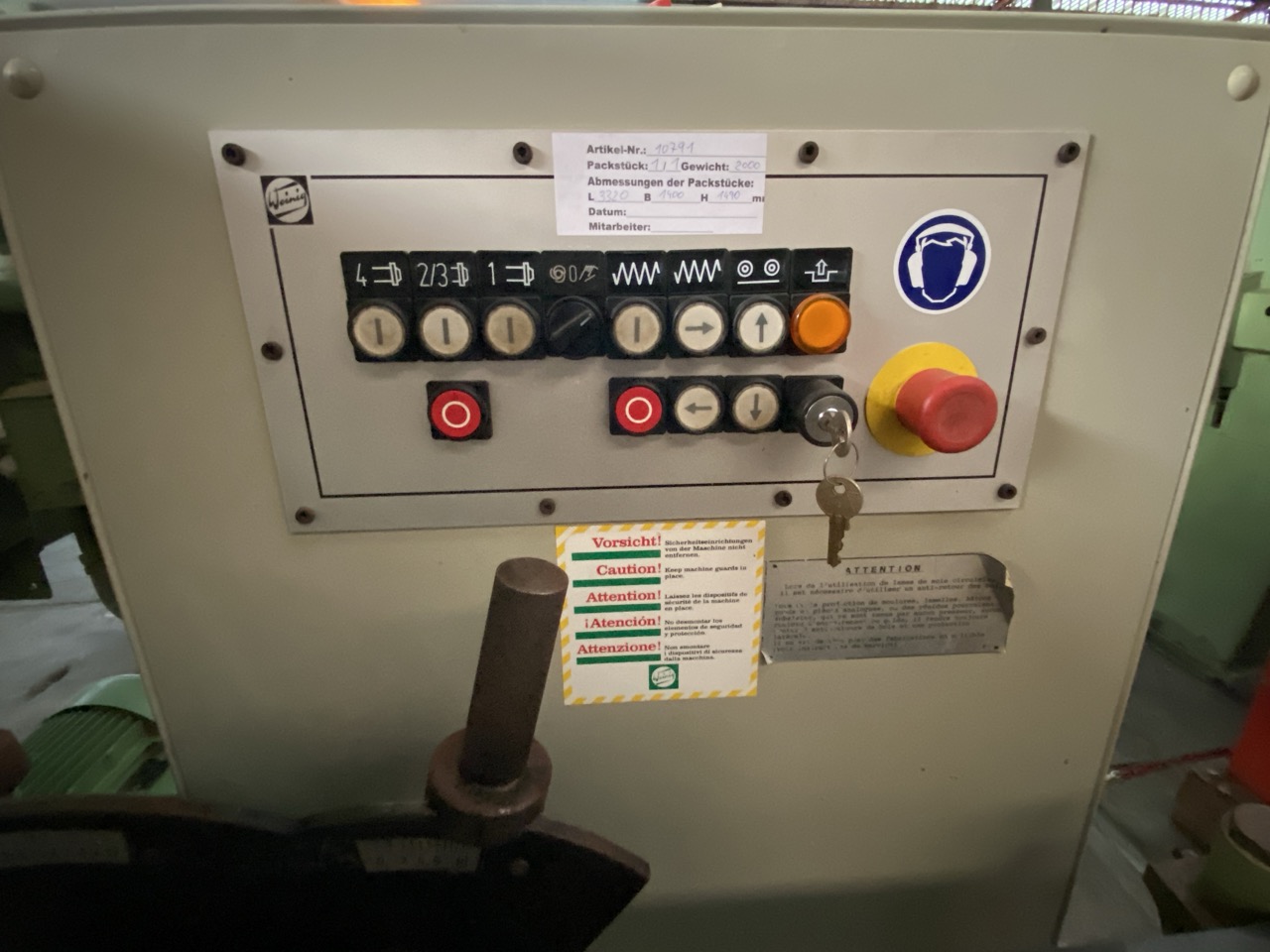 Usato Weinig Profimat 22 a 4 alberi