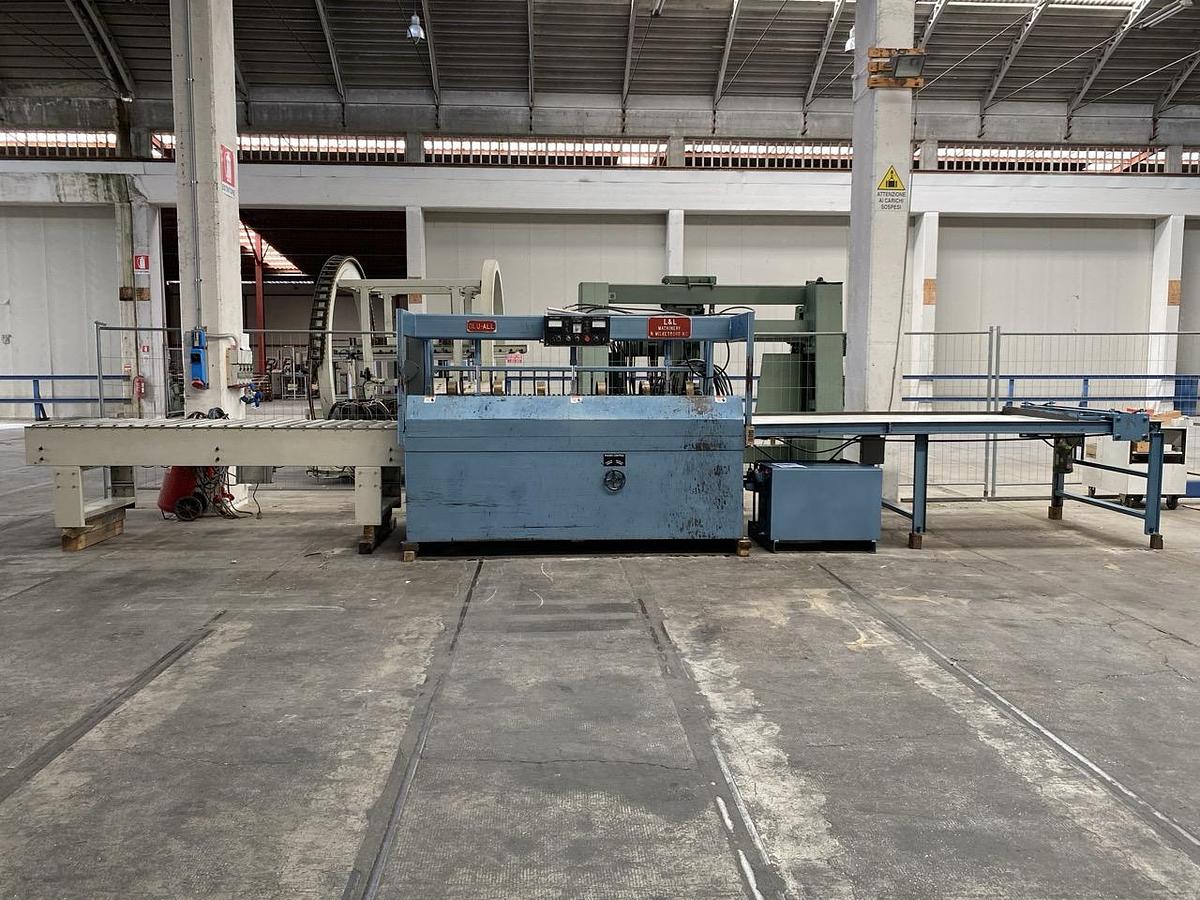 Usato L&L Machinery Inc GLU-ALL Pressa per listellare ad alta frequenza, piano mm. 2700x1300