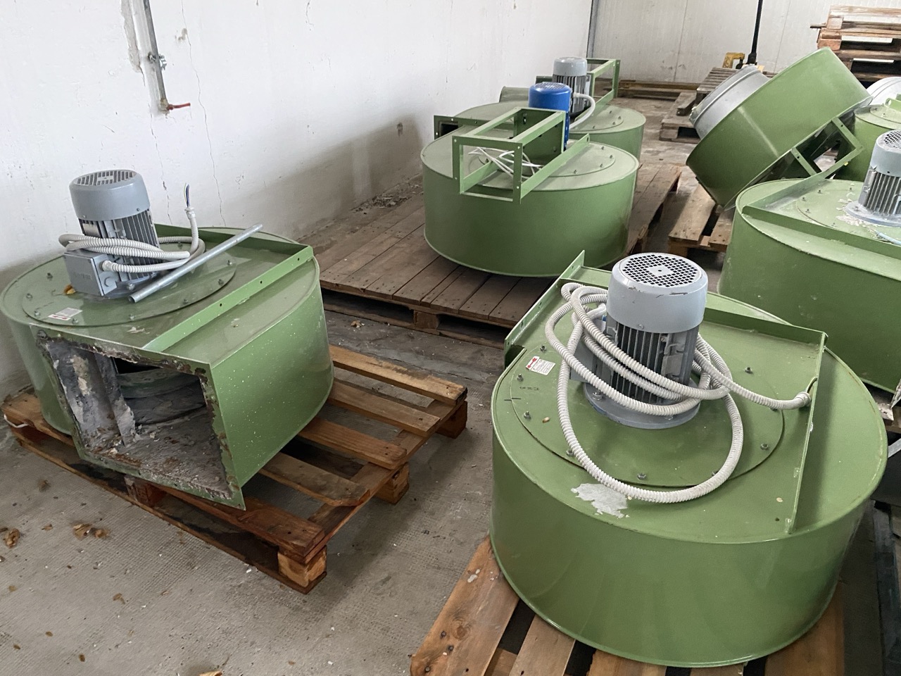 Usato Nr. 11 Ventilatori per polveri fini di verniciatura o simili