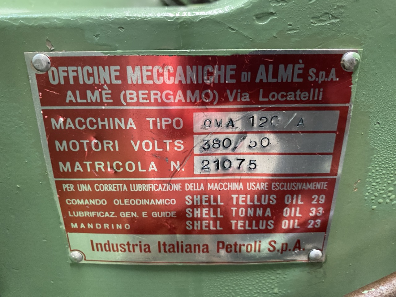 Usato OMA 120/A Tornio per legno, automatico con caricatore, lunghezza massima del pezzo mm. 1200