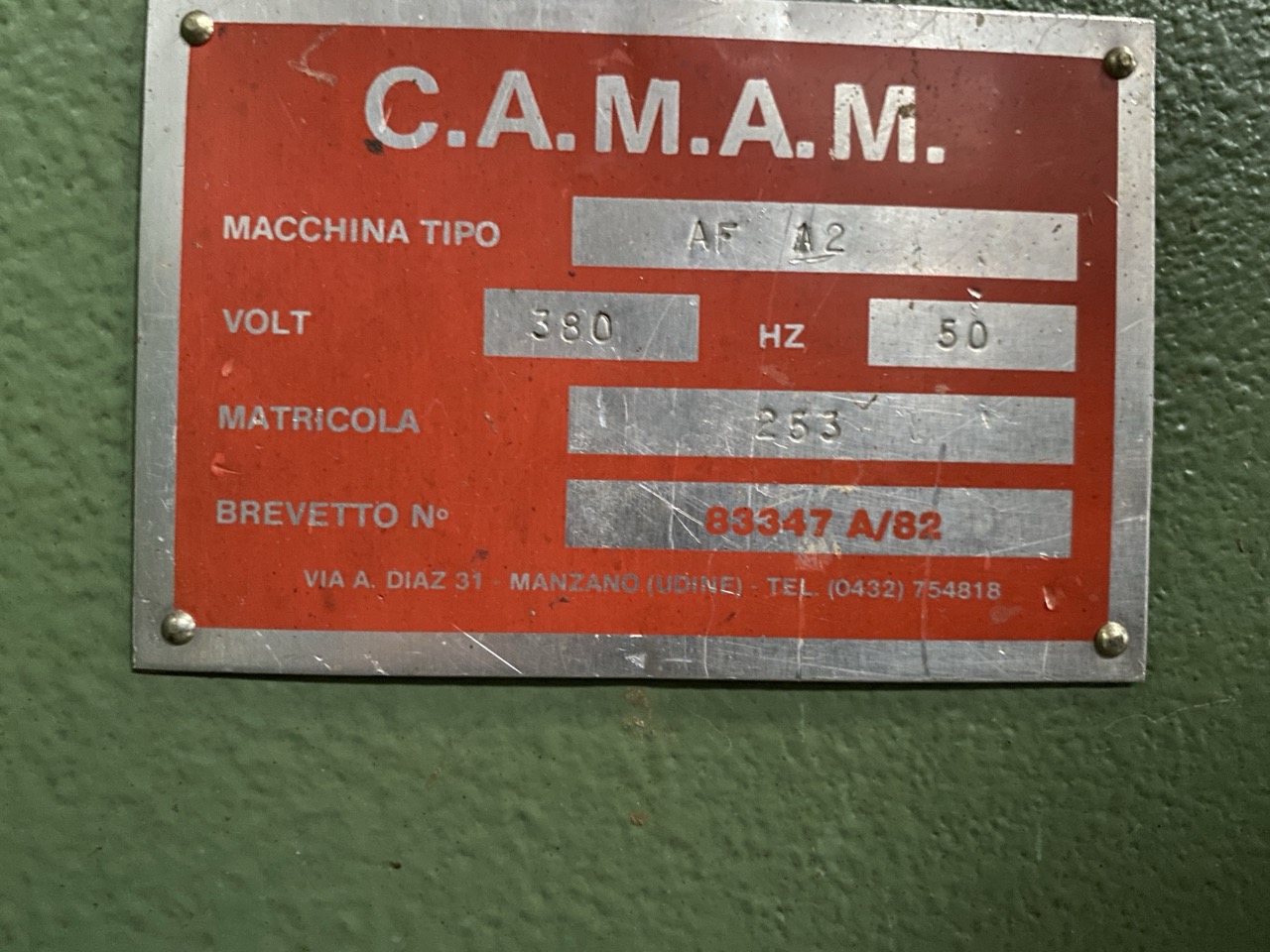 Usato Camam AF12 Mortasatrice doppia orizzontale e verticale