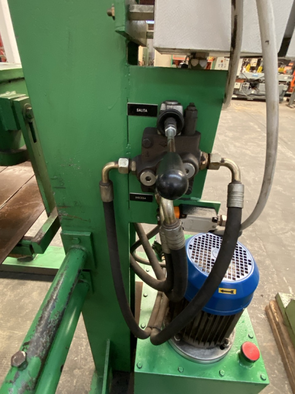 Usato 2000 M.A.C. SN-OL 1230x650-10T Pressa snervatrice per la curvatura del legno