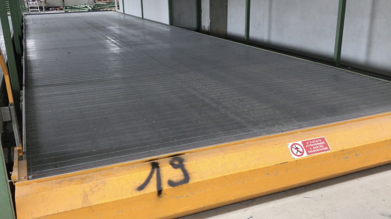 Usato Nastri a tapparella per asciugatura prodotti verniciati