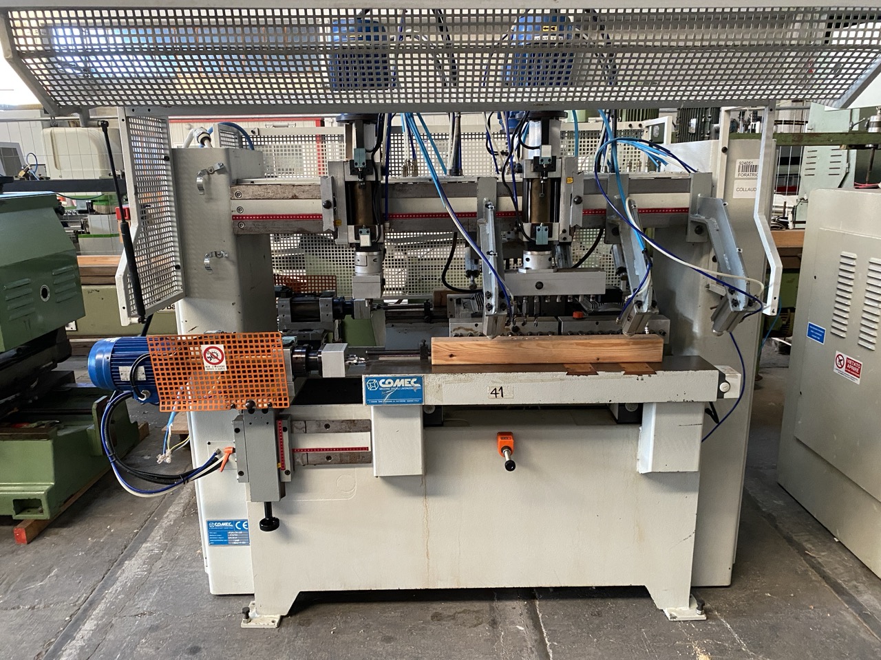 Usato 1996 Comec FO/OM Foratrice a testine, orizzontale, verticale e di testa, doppia