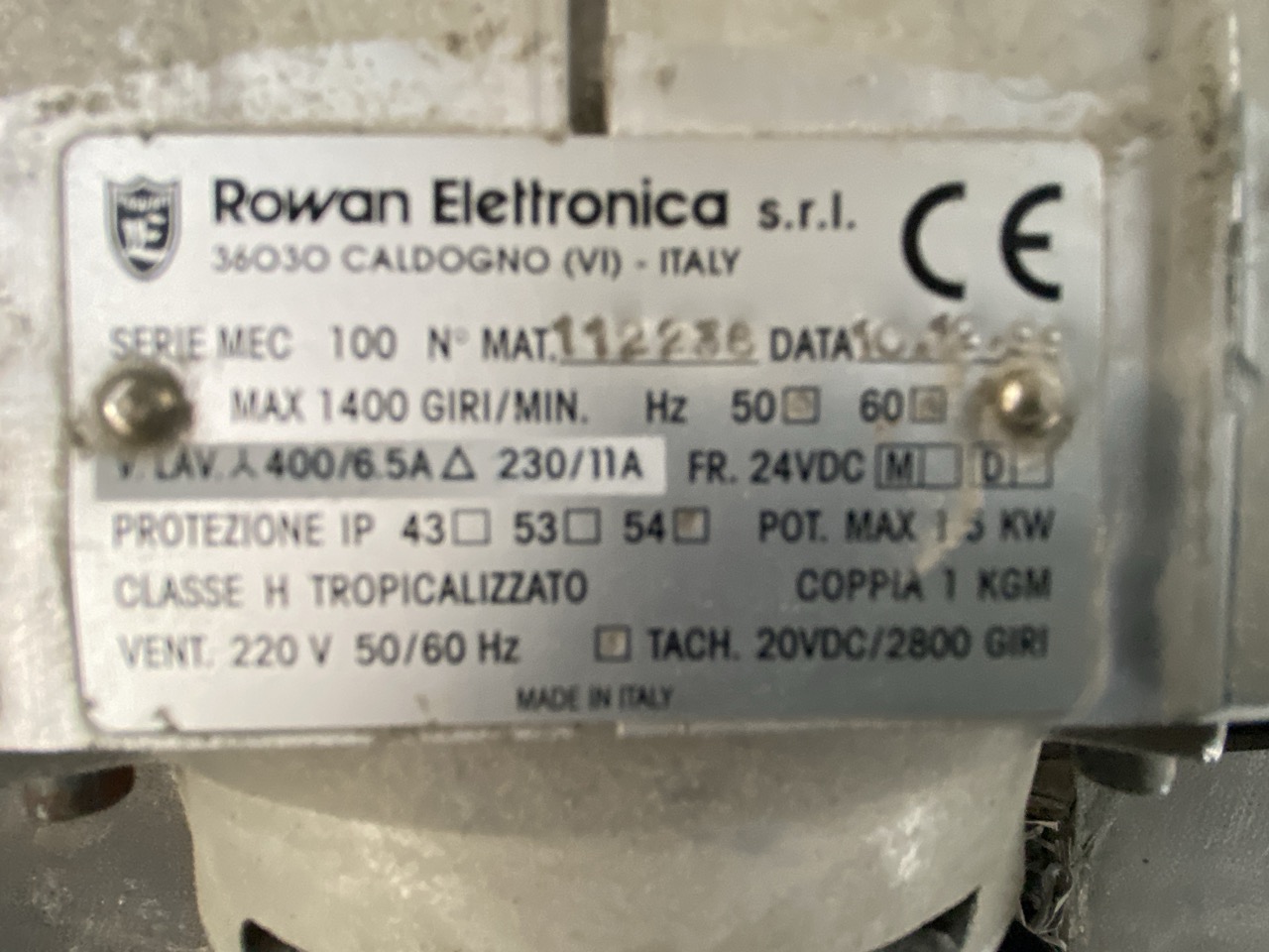 Usato 1999 CM System D8 Trasportatore aereo (catena di verniciatura) per la movimentazione di sedie o prodotti simili, tinti su ganci. Metri lineari 600