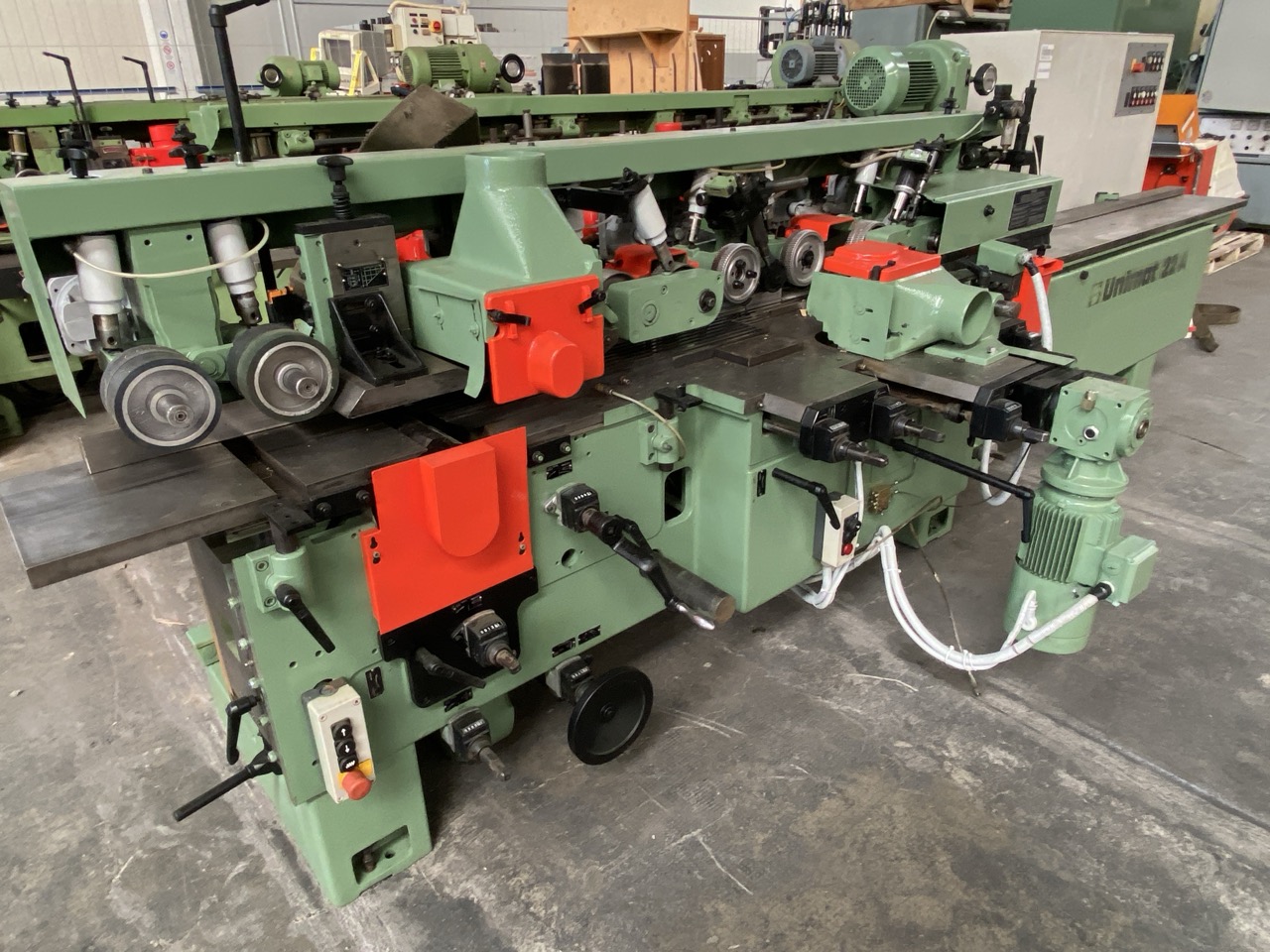 Ricondizionato Weinig Unimat 22A con albero sinistro automatico