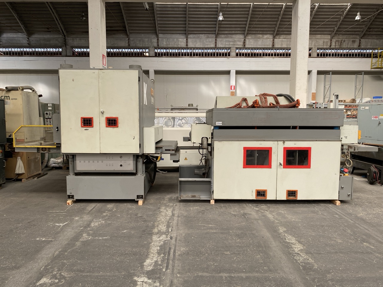 Usato 1999 Costa CCC CCC 1350 Linea di calibratura a 3 rulli superiori e 3 rulli inferiori, larghezza tappeto mm. 1350