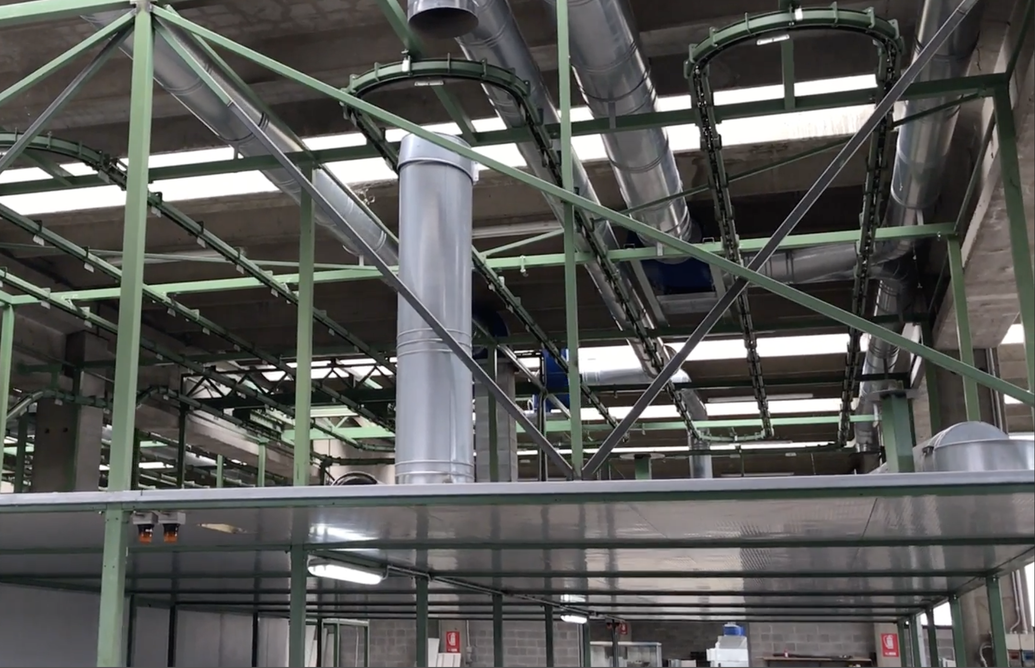 Usato Catena di verniciatura Conveyor