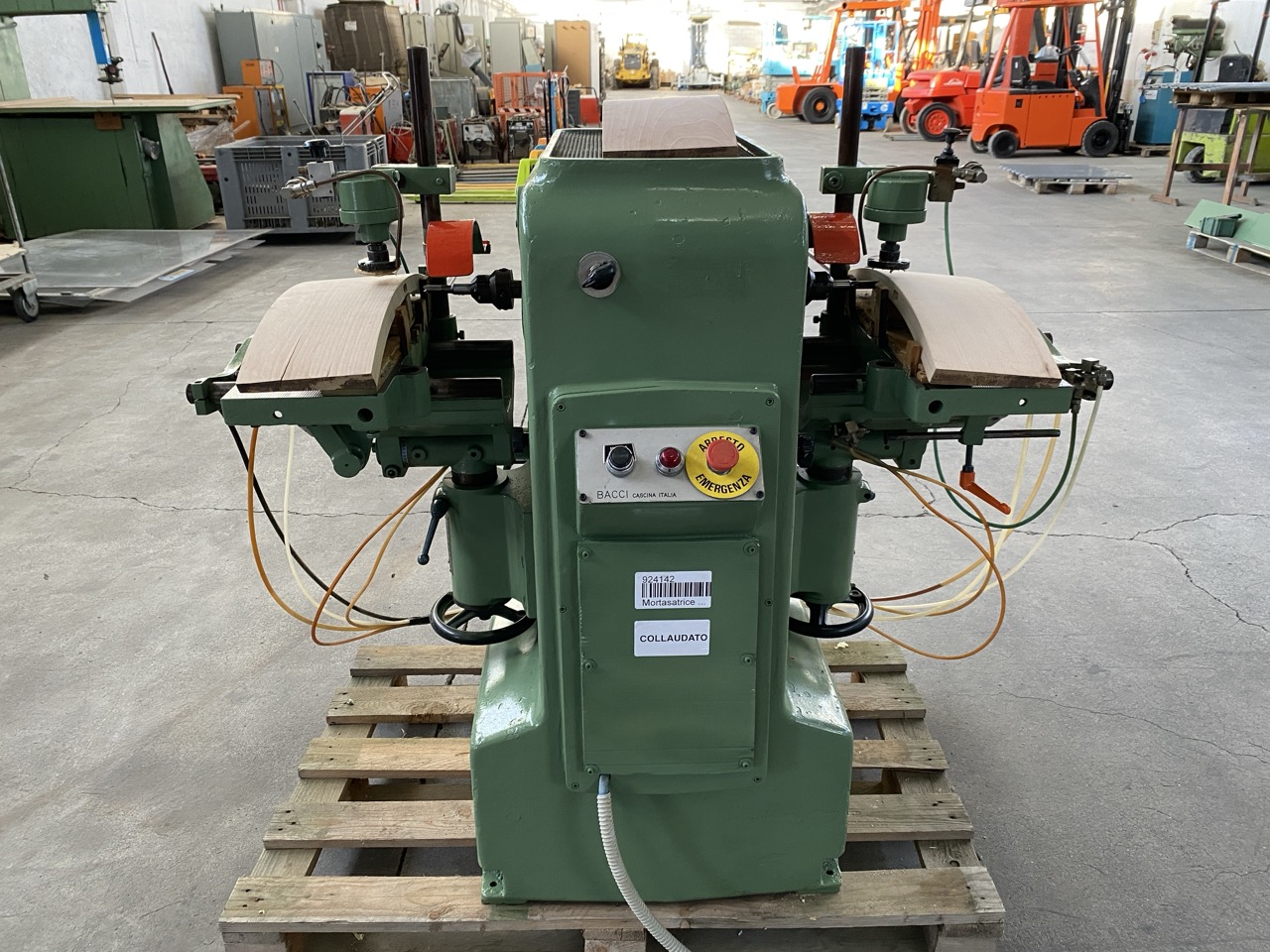 Usato Bacci Mortasatrice doppia a 1 punta per lato