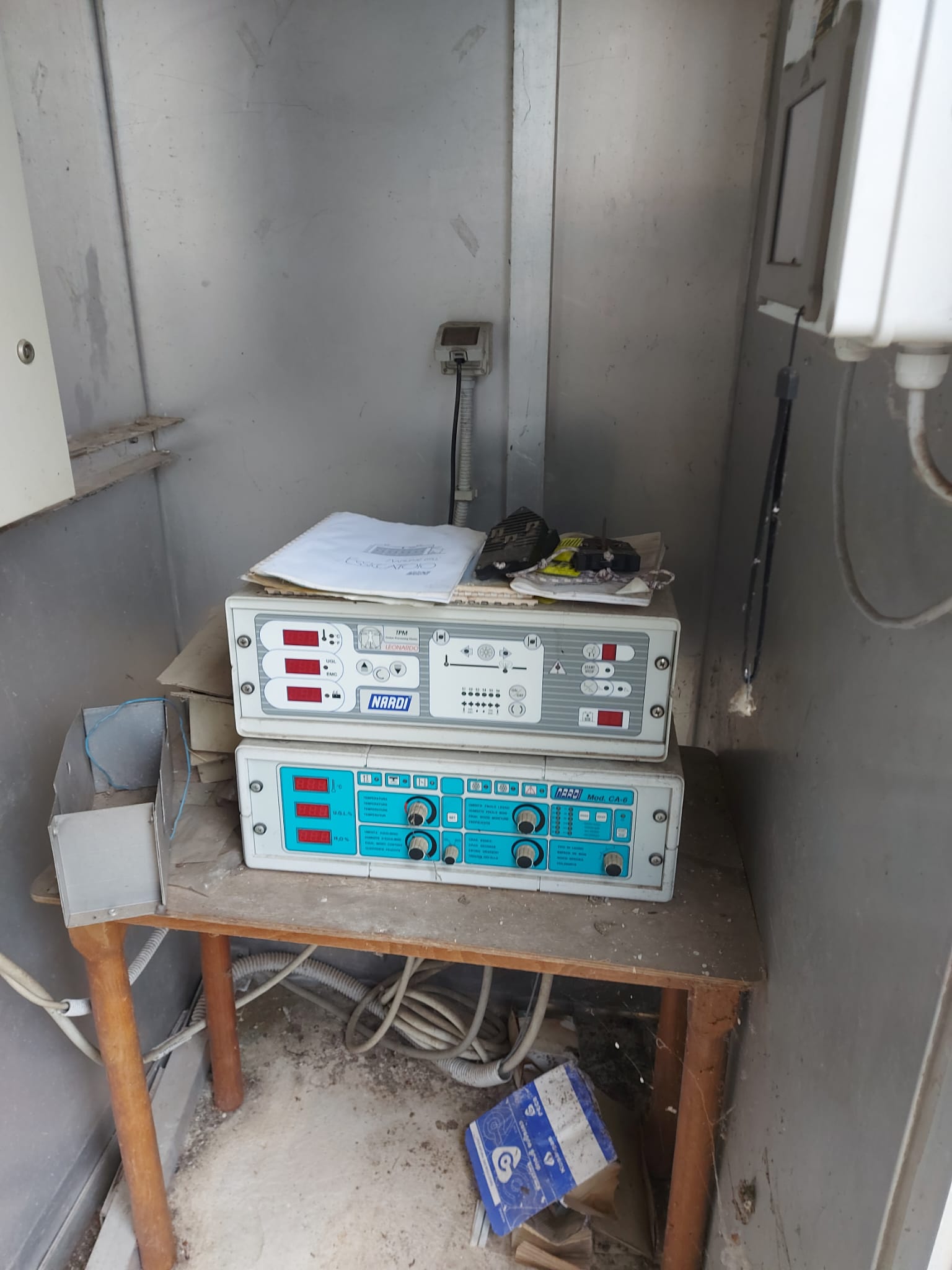 Usato Nardi Nr. 2 Forni di essiccazione da 65 mc (volume interno) cadauno. Alimentazione a Gas Metano.