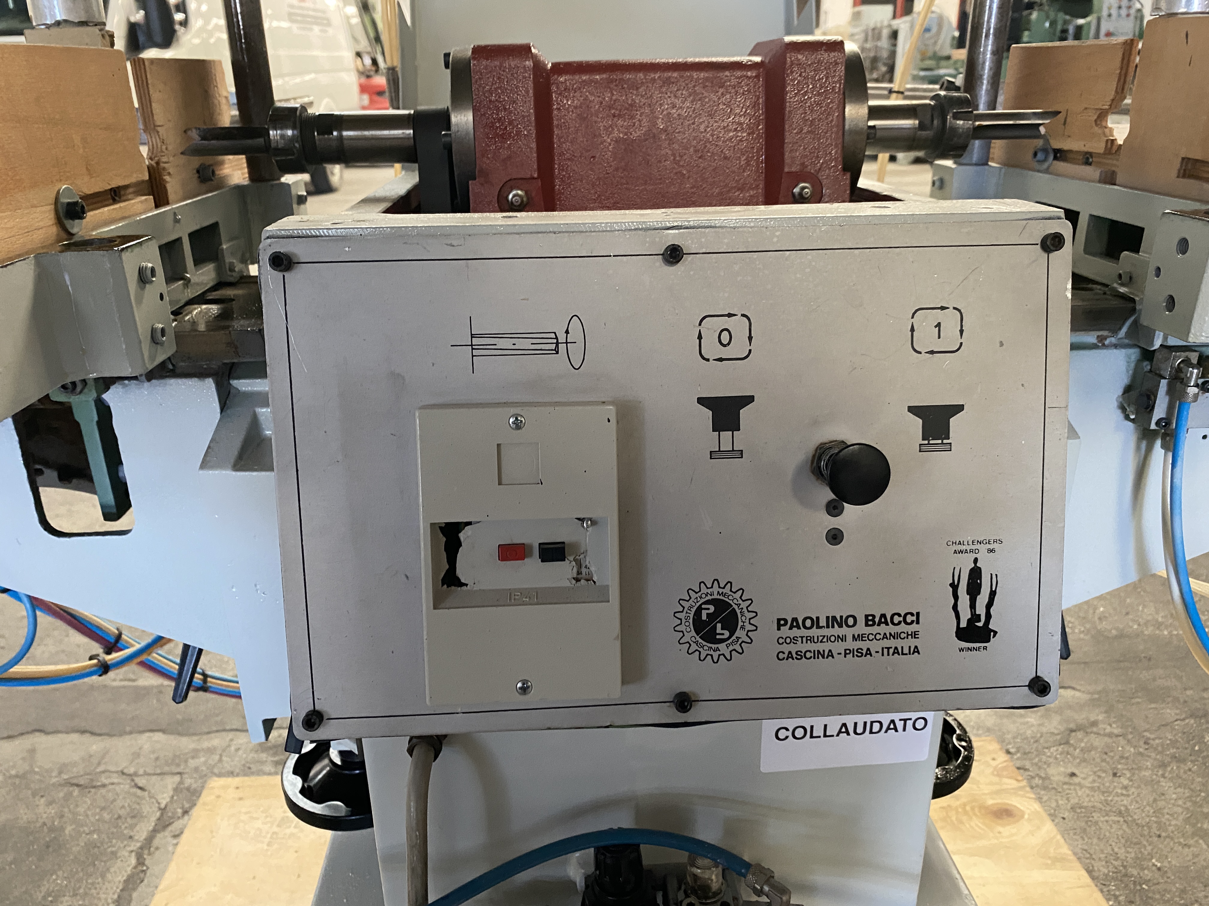 Usato 1995 Bacci MOD Mortasatrice a 2 banchi e 2 punte