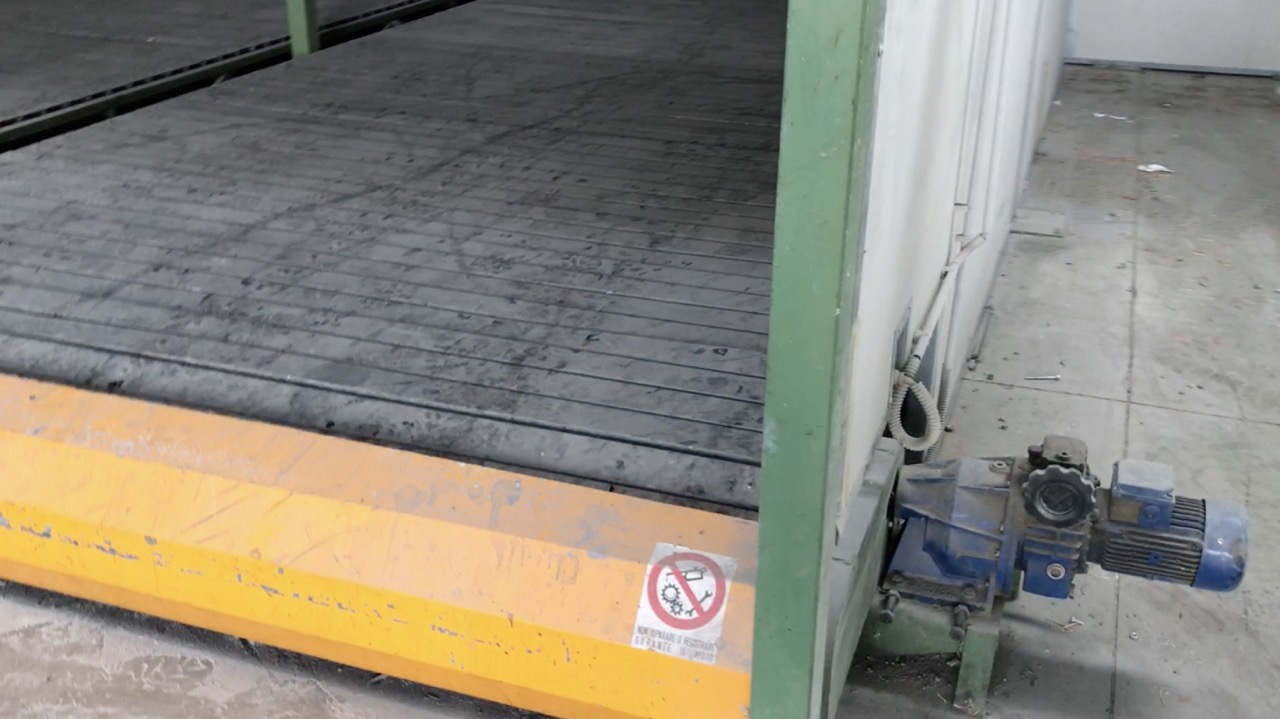 Usato Nastri a tapparella per asciugatura prodotti verniciati