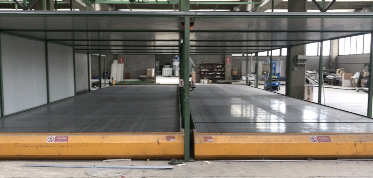 Usato Nastri a tapparella per asciugatura prodotti verniciati