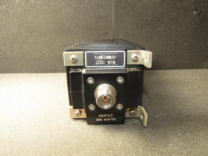 Used API/Weinschel 45-30-34 Attenuator, Fixed, 30dB, DC-1.5 GHz, 250 watts, N(F)-N(M)