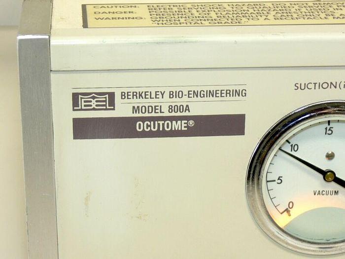 Used Berkeley BioEngineering Ocutome Model 800A Vacuum Suction Pump