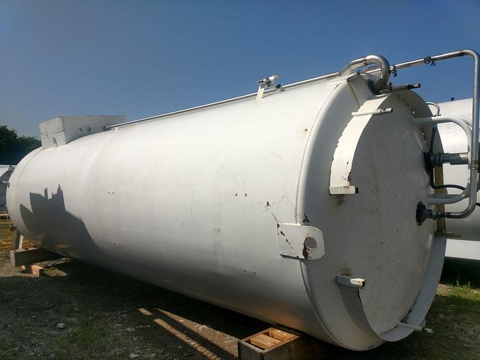 Used 6,500 GALLON DCI REFRIGERATED VERTICAL SILO TYPE STORAGE TANK – S/S (#9532)