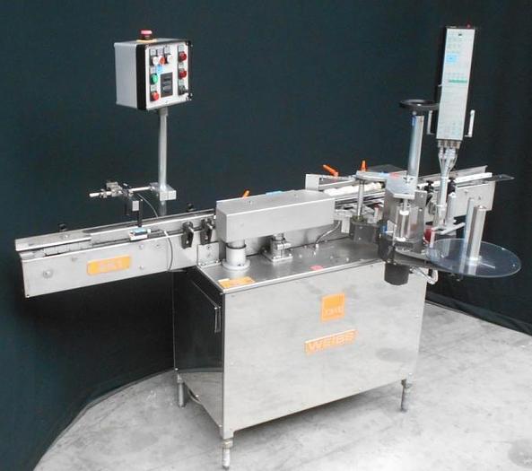 Used M 14855 D - Labeller WEISS SK 1 L for round objects