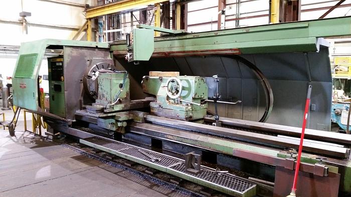 Used 1985 Dianichi CNC lathe, Model M95, 39" x 119", 22" SOC,1200 rpm, 50 hp, Fanuc, ID17634
