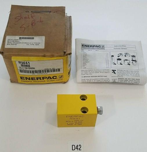 *NEW IN BOX* ENERPAC RW-41 HYDRAULIC CYLINDER 4 TON 10000 PSI A2311C + WARRANTY!