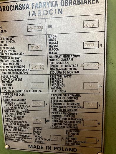 Used BRUGT UNIVERSALFRÆSER FABR. JAFO, MODEL FWF 32 J