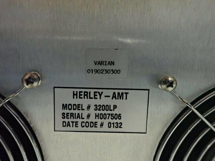Used Varian Herley-AMT 3200LP Power Amplifier and 3000 Power Supply