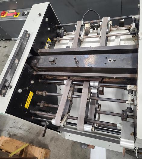 Used Feinmore 258 Auto Punch In Line with Bookletmakers/Folders