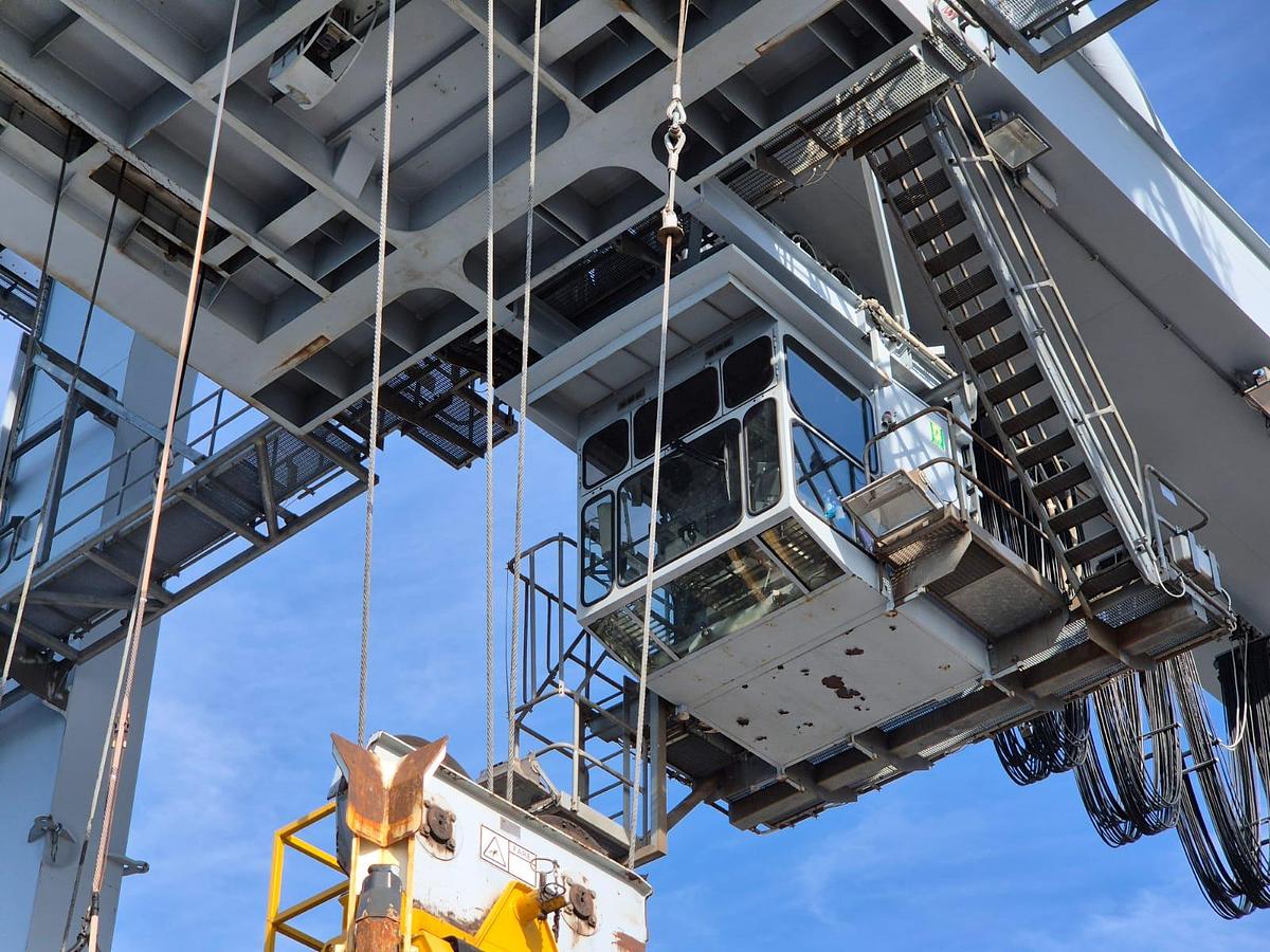 Used Kone Cranes 50t container crane