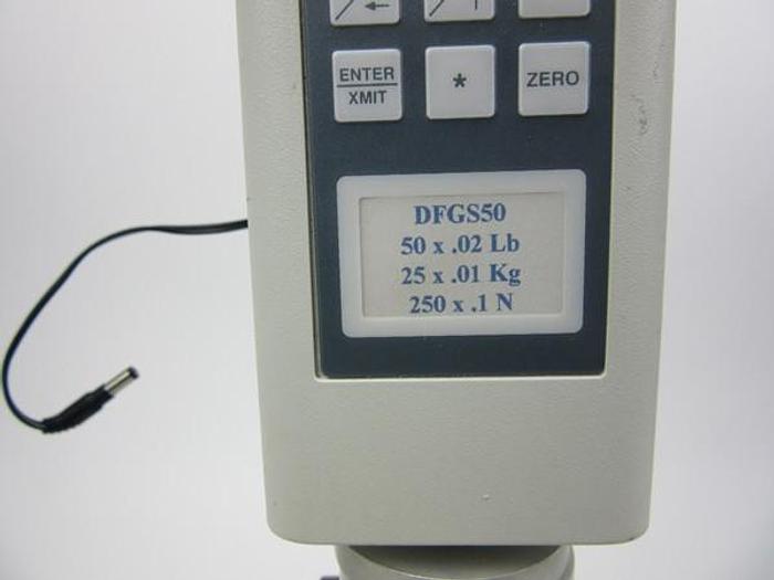 Used CHATILLON DIGITAL FORCE GAUGE DFGS50 WITH TEST STAND