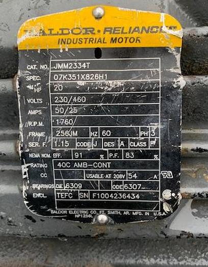 Used Goulds 4'' x 3'' Mild Steel Centrifugal Pump