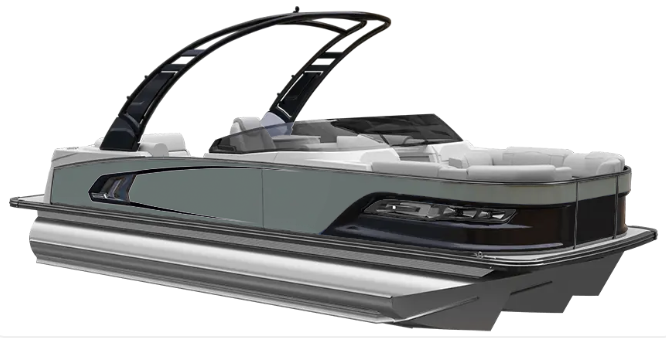 2027 Avalon Excalibur LTD 27' Flex Lounge Windshield Triple-Toon