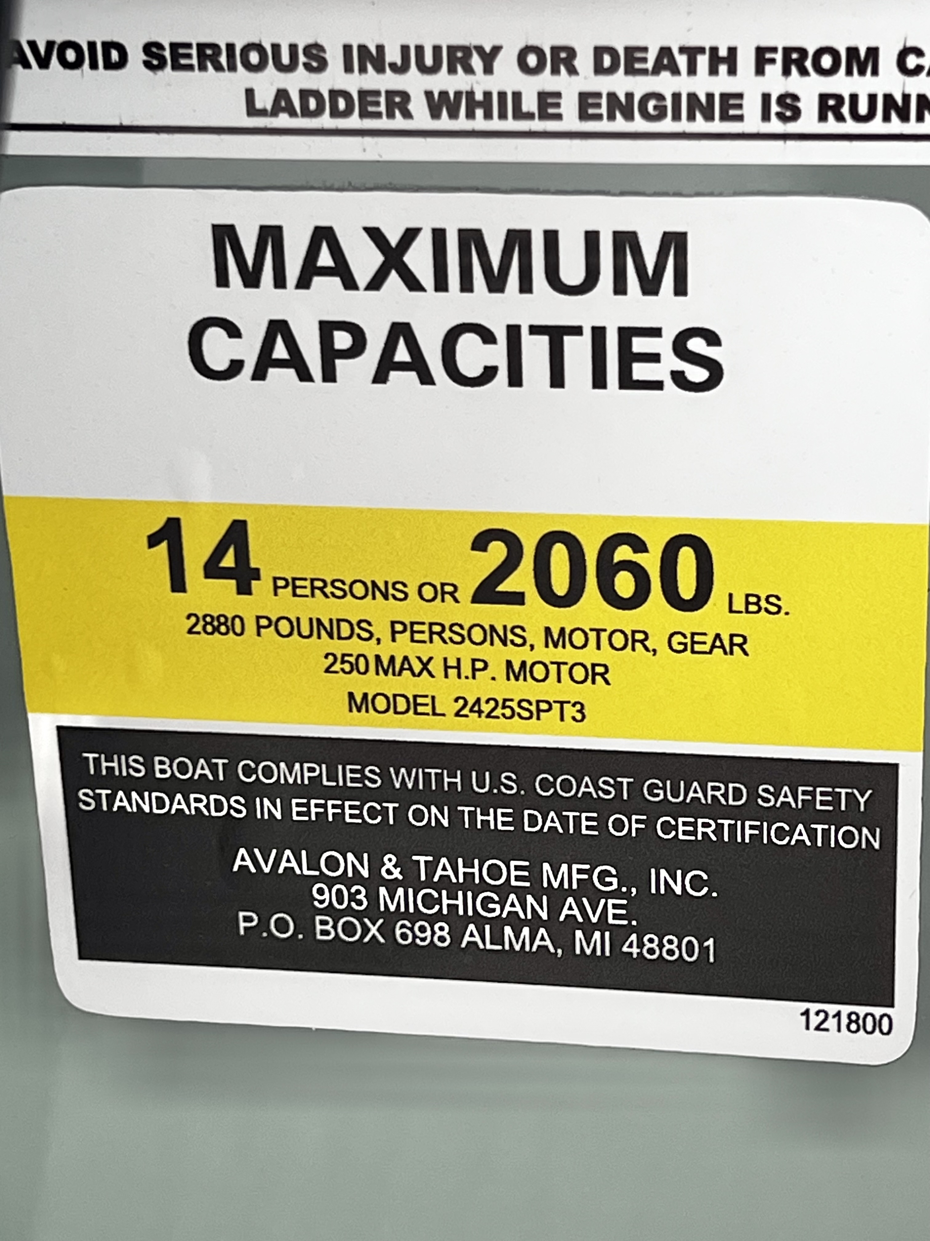 2026 Avalon Venture 85 25' Cruise Rear Bench Triple-Toon - IN STOCK - $78,637