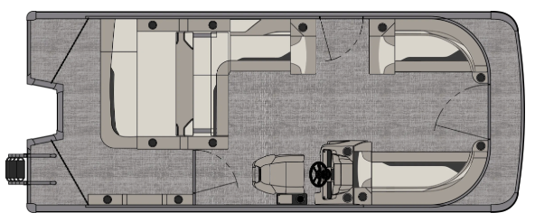 2026 Avalon Venture 85 21' Versatile Rear Bench - INCOMING!
