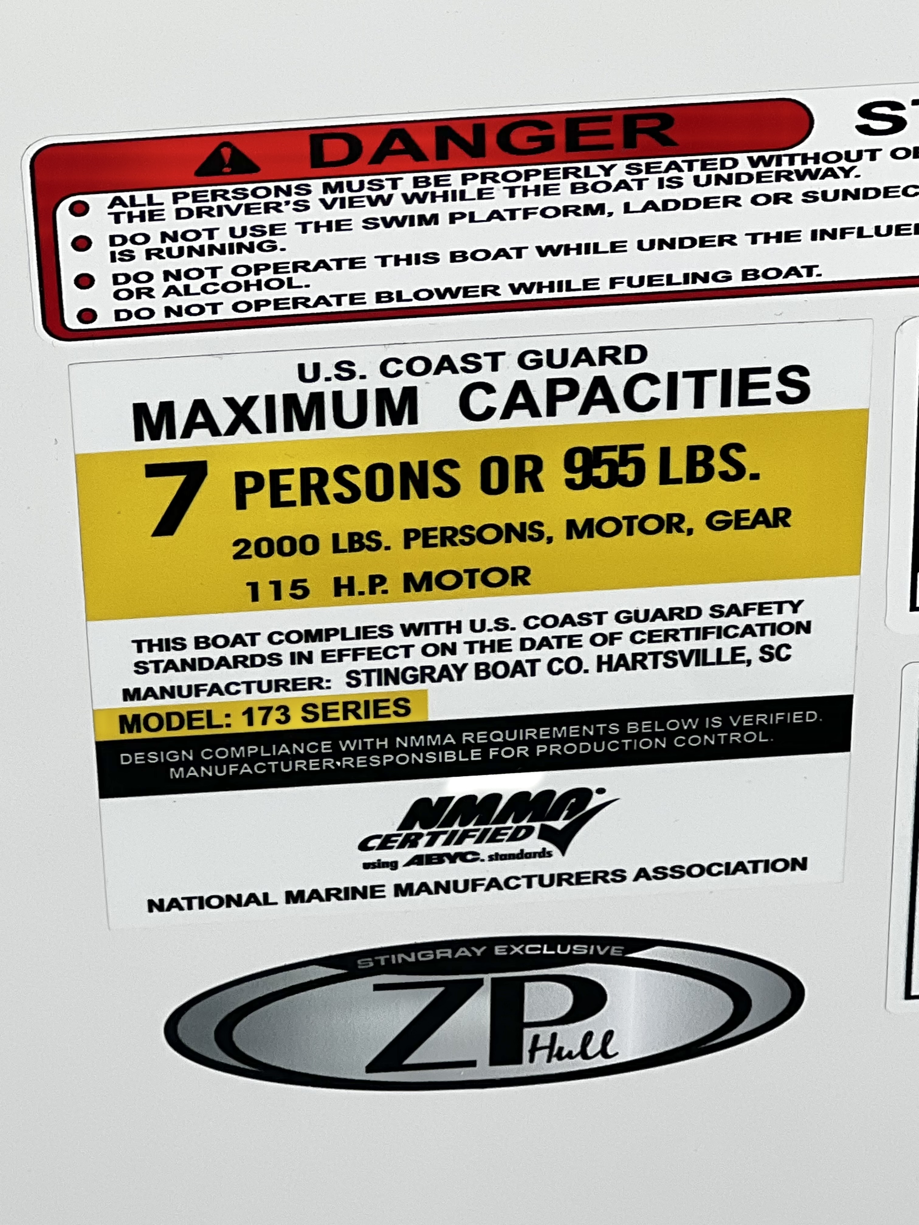 2026 Stingray 173CC (Center Console) - IN STOCK - $49,050