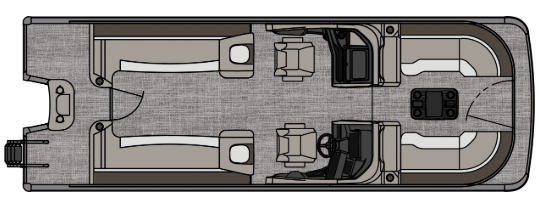 2026 Avalon Catalina 25' Quad Lounge Windshield Triple-Toon - INCOMING!