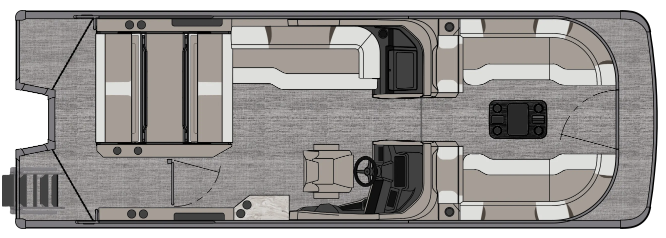 2027 Avalon Excalibur LTD 27' Flex Lounge Windshield Triple-Toon
