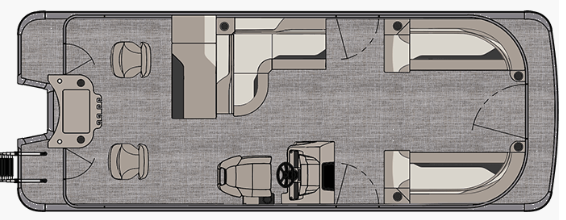 2026 Avalon Venture 85 23' Rear Fish Triple-Toon - IN STOCK