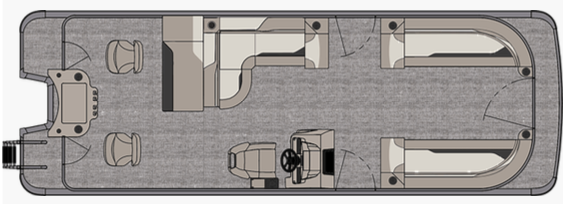 2026 Avalon Venture 85 25' Rear Fish Triple-Toon - IN STOCK