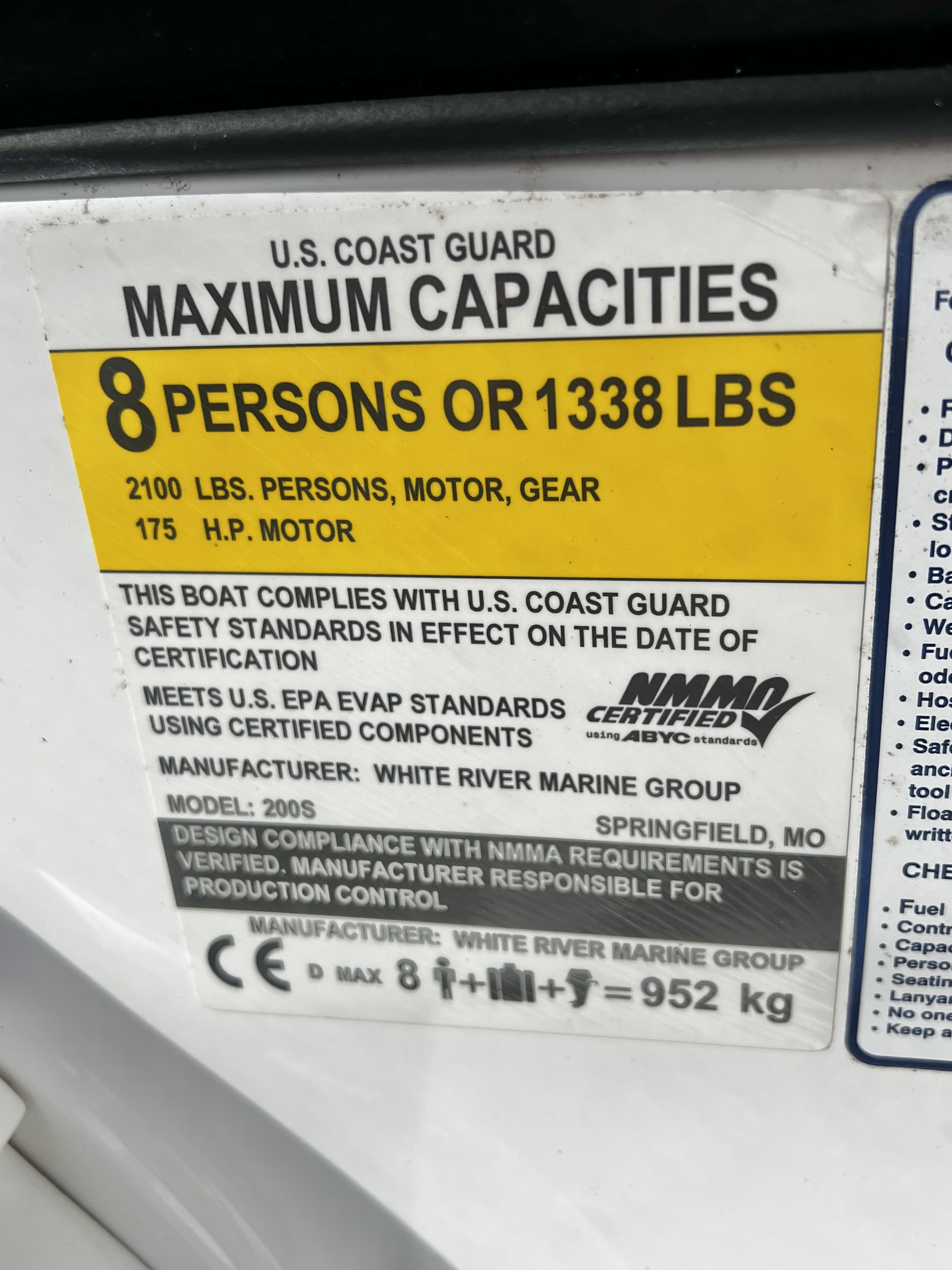 Used 2022 Tahoe 200 S Bowrider